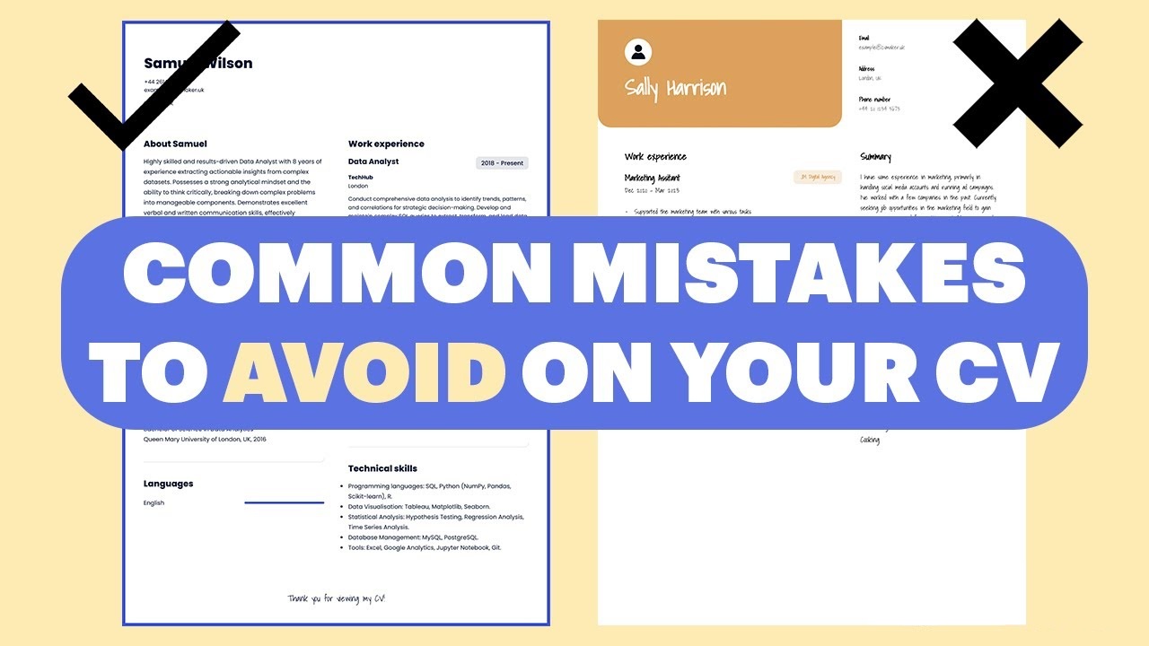 5 Common CV Mistakes and How to Fix Them